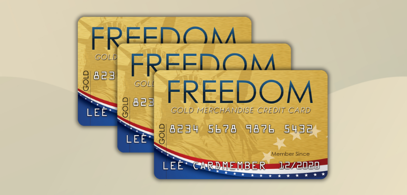 freedom gold credit card